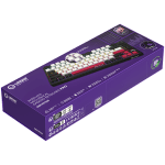LORGAR KBP7075W, Wireless 75% Mechanical Gaming Keyboard Pro, Black/red, EN layout