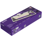 LORGAR KBP7075W, Wireless 75% Mechanical Gaming Keyboard Pro, Beige, EN layout