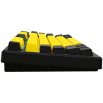 LORGAR KBP7075W, Wireless 75% Mechanical Gaming Keyboard Pro, Black/yellow, EN layout