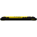 LORGAR KBP7075W, Wireless 75% Mechanical Gaming Keyboard Pro, Black/yellow, EN layout