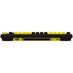 LORGAR KBP7075W, Wireless 75% Mechanical Gaming Keyboard Pro, Black/yellow, EN layout