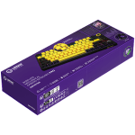 LORGAR KBP7075W, Wireless 75% Mechanical Gaming Keyboard Pro, Black/yellow, EN layout