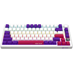 LORGAR KBP7075W, Wireless 75% Mechanical Gaming Keyboard Pro, White, EN layout