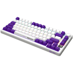 LORGAR KBP7075W, Wireless 75% Mechanical Gaming Keyboard Pro, White, EN layout