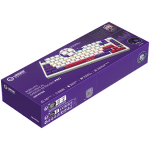 LORGAR KBP7075W, Wireless 75% Mechanical Gaming Keyboard Pro, White, EN layout