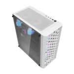 Darkflash кутия Case ATX - DK351 White - 4 fans included