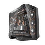 Darkflash кутия Case ATX - DY470 Shadow Black - 4 x 120 mm Infinity Mirror Fans