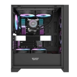 Darkflash кутия Case ATX - DRX70 Mesh Black - Addressable RGB 4 fans, USB-C