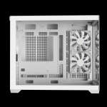 Gamdias кутия Case mATX - AURA GC10M White - 3 x 120 mm A-RGB, Tempered Glass