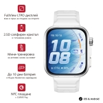 Часовник Huawei Watch Fit 5 Pro Niki-B29FS White + Huawei Freebuds SE 4 ANC, White