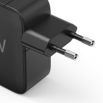 HAMA Бързо зарядно GaN, 2x USB-C, 1x USB-A, PD, 100 W, черно