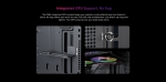 1stPlayer кутия Case ATX - PB8 Black - 3 x 120 mm A-RGB fans included, USB-C