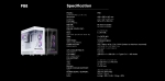 1stPlayer кутия Case ATX - PB8 Black - 3 x 120 mm A-RGB fans included, USB-C