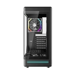 1stPlayer кутия Case ATX - PB8 Black - 3 x 120 mm A-RGB fans included, USB-C