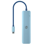 VCom докинг станция Docking Station Type-C 6-in-1 - CUE55 - PD3.0 100W, LAN 1000Mbps, HDMI, USB3.0 x 3