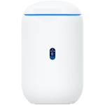 Ubiquiti UniFi UDR7 Dream Router 7 Desktop 10G Cloud Gateway with integrated WiFi 7, PoE switch, microSD storage, and full UniFi application support, 10G SFP+ and (1) 2.5 GbE RJ45 WAN port, 64 GB microSD
