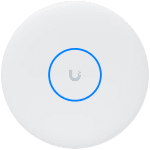 Ubiquiti U7-PRO-XGS Ceiling-mounted 8-stream WiFi 7 AP with dedicated spectral scanning radio and 10/5/2.5/1 GbE support, 160 sqm coverage, 500+ connected devices, Powered using PoE++, 10 GbE uplink