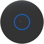 Ubiquiti U7-PRO-XGS-B Ceiling-mounted 8-stream WiFi 7 AP with dedicated spectral scanning radio and 10/5/2.5/1 GbE support