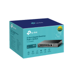 Комутатор TP-Link TL-SG1006PP 6-портов гигабитов настолен с 3-порта PoE+ и 1-порта PoE++