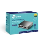 5-портов 10/100Mbps комутатор TP-Link TL-SF1005P с 4-PoE+ порта
