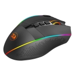Геймърска мишка Redragon Enlightment Pro M991RGB-PRO безжична и кабелна с RGB осветление - черна