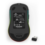 Безжична и Bluetooth геймърска мишка Redragon Hana M694-RGB с RGB осветление - черна