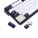 Bluetooth и безжична механична геймърска клавиатура Redragon Antonium Pro 108 K745WB-RGB-PRO, RGB осветление - черна с бяло