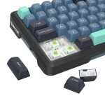 Bluetooth и безжична механична геймърска клавиатура Redragon Behemoth Pro K724SP-RGB-PRO, RGB осветление - черна със сив градиент