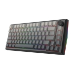 Bluetooth и безжична механична геймърска клавиатура Redragon Penumbra Pro K687GG-RGB-PRO с RGB осветление - черна
