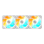 Комплект вентилатори 3-Pack GIGABYTE AORUS EZ CHAIN RVS FAN 120 ICE, 120x120x25mm ARGB