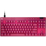 Геймърска механична клавиатура Logitech G Pro X RAPID TKL Magenta - Tactile Switch