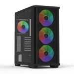 Кутия ZALMAN Z10 PLUS, Tempered Glass, RGB Mid-Tower, Черна