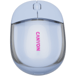 CANYON mouse OnClick 24 BT/ Wireless Transparent/Blue
