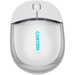 CANYON mouse OnClick 24 BT/ Wireless Transparent/White