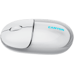 CANYON mouse OnClick 24 BT/ Wireless Transparent/White