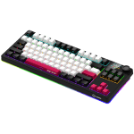 LORGAR KBP70TKLW, Wireless TKL Mechanical Gaming Keyboard Pro, Black/red, EN layout