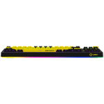 LORGAR KBP70TKLW, Wireless TKL Mechanical Gaming Keyboard Pro, Black/yellow, EN layout