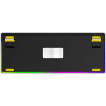 LORGAR KBP70TKLW, Wireless TKL Mechanical Gaming Keyboard Pro, Black/yellow, EN layout