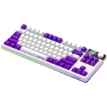 LORGAR KBP70TKLW, Wireless TKL Mechanical Gaming Keyboard Pro, White, EN layout