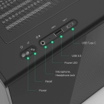Zalman кутия Case mATX - P10 Black