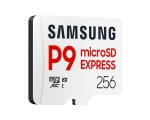 Памет Samsung 256GB micro SD Card P9 Express UHS-I Read 65K IOPS, UHS-I 2K IOPS - Write 52K IOPS, UHS-I 2K IOPS Class 10 U3 V30 A1