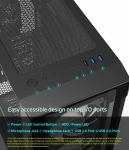 Zalman кутия Case ATX - I3 NEO TG Black - aRGB, Tempered Glass