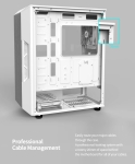 Zalman кутия Case ATX - I3 NEO White - RGB, Mesh