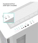 Zalman кутия Case EATX - Z10 DUO White - Mesh/Tempered Glass