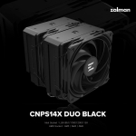 Zalman охладител CPU Cooler CNPS14X DUO Black - Dual-Tower - LGA1851/AM5