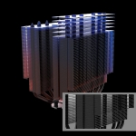 Zalman охладител CPU Cooler CNPS14X DUO Black - Dual-Tower - LGA1851/AM5