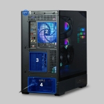 Zalman кутия Case ATX - P40 Prism Black