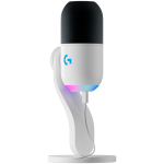 LOGITECH G Yeti GX RGB Gaming Microphone - LIGHTSYNC - OFF WHITE - USB