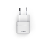 HAMA Зарядно устройство, 30 W, GaN, USB-C, PD/Qualcomm®, Zero Standby, бяло