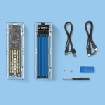 Кутия Orico TCM2-C3 за диск M.2 NVME към USB-C 10Gb/s - синя